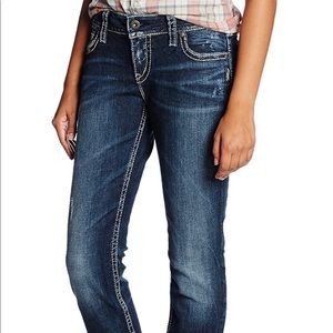 Silver Jean Suki Curvy Straight Leg Jeans